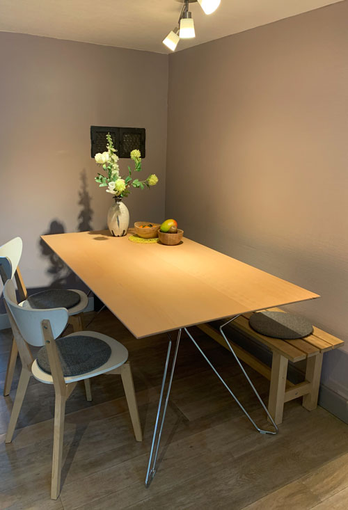 Table hêtre massif
